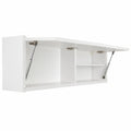 Armoire de salle de bain murale moderne avec portes télescopiques