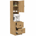 Buffet de Cuisine Moderne avec Rangement Spacieux 32x50x180 cm