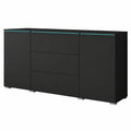 Commode moderne de salon 150 cm avec éclairage LED optionnel