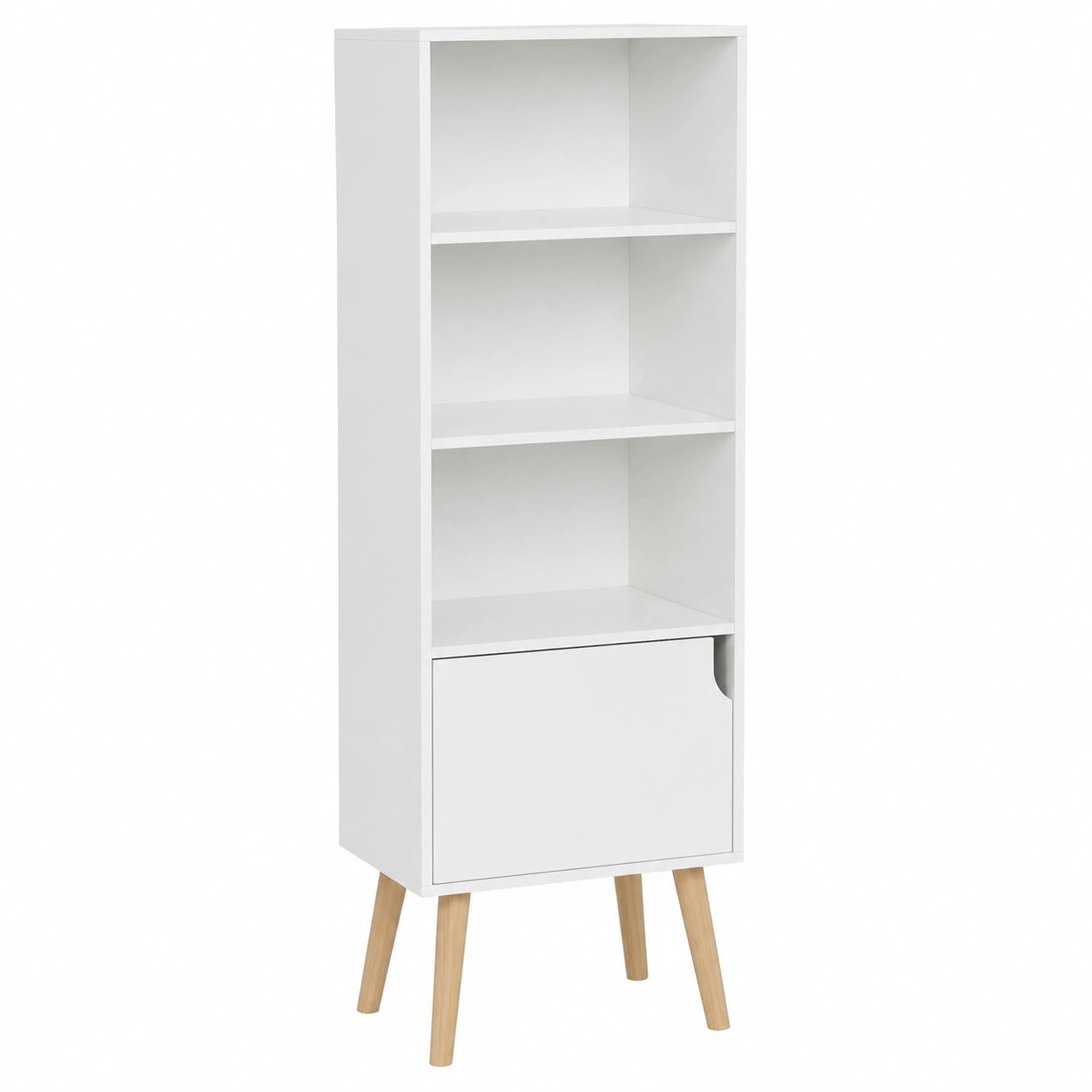 Étagère de Rangement Scandinave Blanche