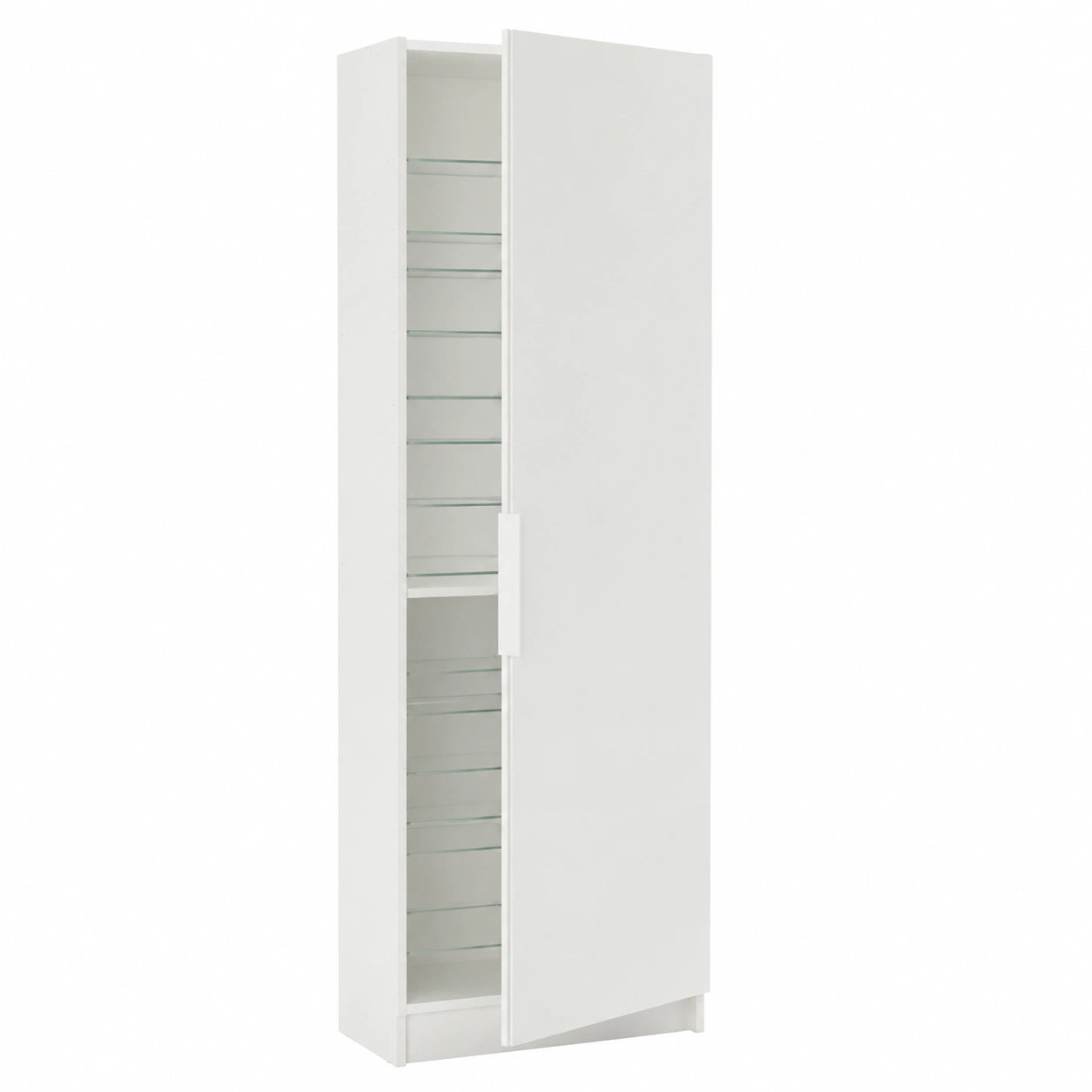 Armoire d'entrée moderne avec miroir et rangement pour chaussures en bois