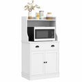 Armoire de Cuisine Moderne avec Étagère Réglable et Rangement