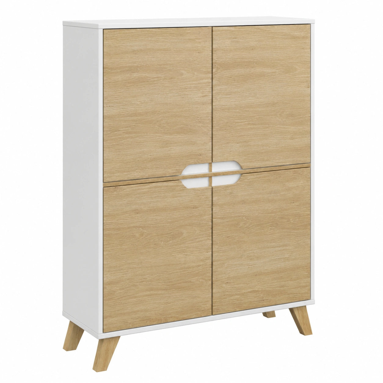 Armoire de Rangement Scandinave 4 Portes