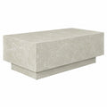 Table basse rectangulaire moderne en travertin