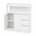 Meuble de Rangement Moderne pour Salle de Bain avec Tiroirs et Étagère Ajustable