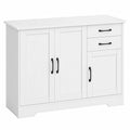 Buffet Moderne avec Portes et Tiroirs, Étagère Réglable, pour Salon ou Cuisine